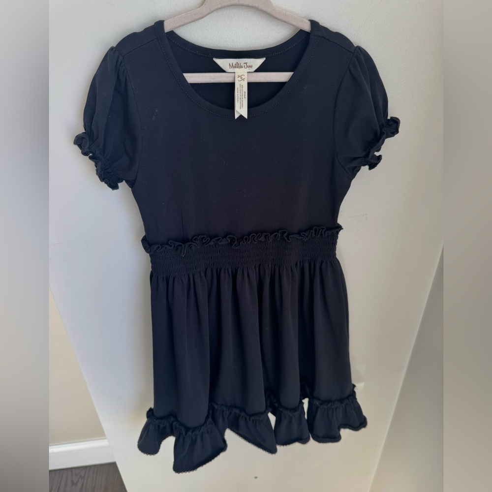 Matilda Jane Perfectly Paired Girls Black Dress Size 6Y - Picture 3 of 5
